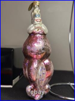 RARE VTG Christopher Radko Disney VILLAIN Little Mermaid URSULA Petite Ornament