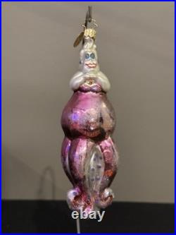 RARE VTG Christopher Radko Disney VILLAIN Little Mermaid URSULA Petite Ornament