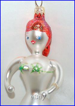 RET VINTAGE Radko TEENAGE MERMAID Christmas Ornament 93-226-1 Made in Italy