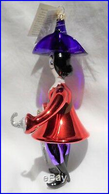 Radko 1995 CAPTAIN Vintage RARE Captain Hook Italian Glass Ornament NEW withTag
