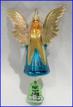 Radko 1995 EVERY TIME A BELL RINGS Vintage RARE Angel Bell Ornament NEW withTag