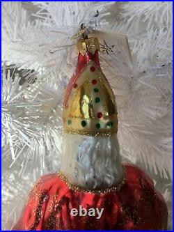 Radko 1995 The Bishop Santa Ornament 95-127-0 12 Tall NWTIB