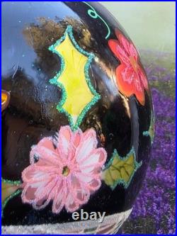 Radko 2002 MIDSUMMER NIGHT MAGIC RARE Double Ball Floral Tapestry NEW withTag