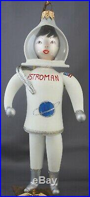 Radko Astroman 1996 Ornament 96-035-0 Blown Glass Astronaut Italian