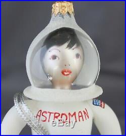 Radko Astroman 1996 Ornament 96-035-0 Blown Glass Astronaut Italian
