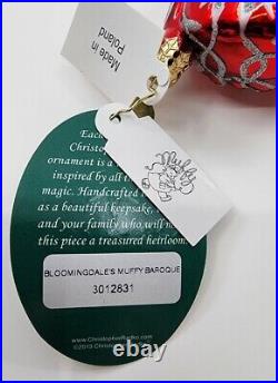 Radko Bloomingdale's Muffy Baroque Shopper 3012831 Ornament 2013 RARE