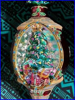 Radko CHRISTMAS GRANDEUR Ornament Tree 02-0049-0 REFLECTOR Ball 8.5