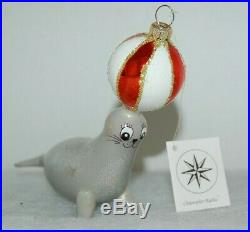 Radko CIRCUS SEAL Christmas Ornament 93-249-0