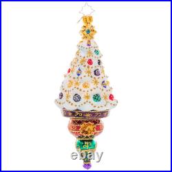 Radko Christmas Treasures Tree 7 1/2 1021150 Christmas Tree Ornament