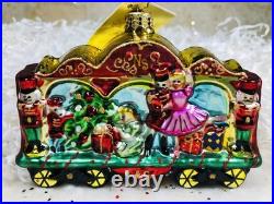Radko Cracker Carriage Nutcracker B&O Railroad Train Collection Ornament NWT2009