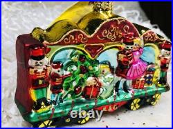 Radko Cracker Carriage Nutcracker B&O Railroad Train Collection Ornament NWT2009