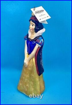 Radko DISNEY SNOW WHITE Christmas Ornament Blown Glass With Box/Tags