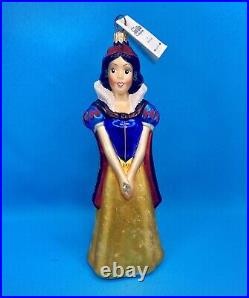 Radko DISNEY SNOW WHITE Christmas Ornament Blown Glass With Box/Tags