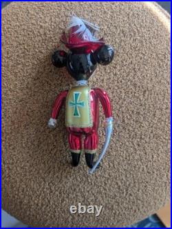 Radko Disney Mickey Musketeer Set of 3 Italian, Blue Artist Signed 1996