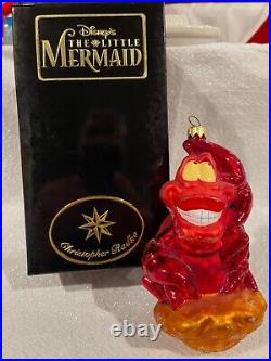 Radko Disney Ornament 1997 Sebastian (from The Little Mermaid)