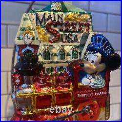 Radko Disneyland Main Street U. S. A Ornament 50th HTF Limited Edition New