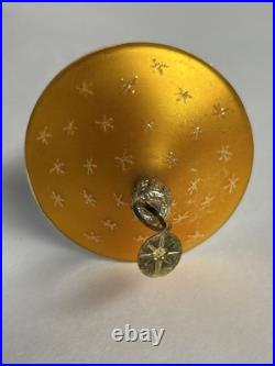 Radko ELROY'S TOYS Gold with Snowflakes Christmas Ornament #98-235-0