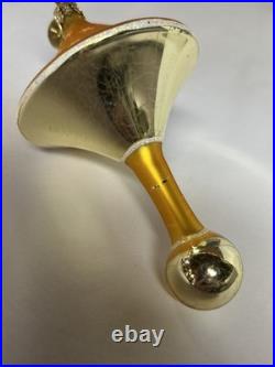 Radko ELROY'S TOYS Gold with Snowflakes Christmas Ornament #98-235-0