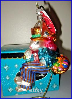Radko Easter PETER COTTONTAIL Rabbit Bunny 1011346 Ornament NWT + New+ Box RARE