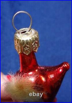 Radko Italian MY WHAT BIG TEETH Blown Glass Ornaments Red Riding Hood & Wolf Set
