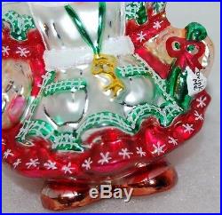 Radko MUFFY ALICE IN WONBEARLAND Christmas Ornament Ltd Ed 48/600 3010937
