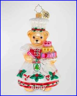 Radko MUFFY'S GREAT CAKE BAKE Christmas Ornament Brand New MINT SO CUTE