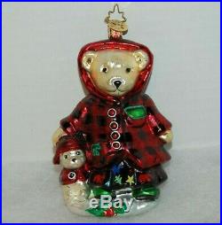 Radko MUFFY VANDERBEAR ALL SPRUCED UP Christmas Ornament 3010075