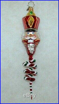Radko NUTTY TWISTER Christmas Ornament 1011025 RARE, ITALIAN MADE NUTCRACKER