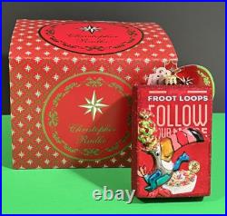 Radko Oot-Fray Oops-Lay Vintage Froot LoopsT! Fruit Loops NEW withTags Christmas