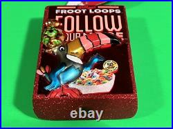 Radko Oot-Fray Oops-Lay Vintage Froot LoopsT! Fruit Loops NEW withTags Christmas