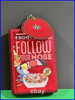 Radko Oot-Fray Oops-Lay Vintage Froot LoopsT! Fruit Loops NEW withTags Christmas