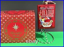 Radko Oot-Fray Oops-Lay Vintage Froot LoopsT! Fruit Loops NEW withTags Christmas