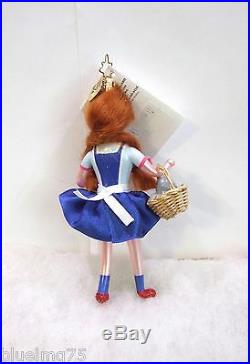 Radko Ornament Wizard of Oz Kansas Cutie #1011324 Dorothy NEW With TAG (R34)