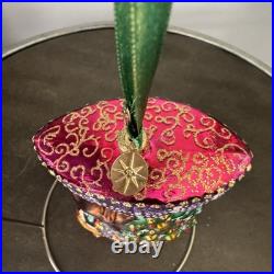 Radko Portrait Stocking Clara's Dream Ornament- 6 1/2 RARE EC #1013570