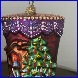 Radko Portrait Stocking Clara's Dream Ornament- 6 1/2 RARE EC #1013570