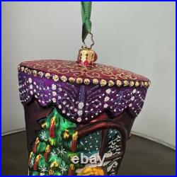 Radko Portrait Stocking Clara's Dream Ornament- 6 1/2 RARE EC #1013570