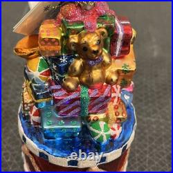 Radko Rare Ornament FAO SCHWARTZ 140th Anniversary, Toy Drummer, Flying Planes