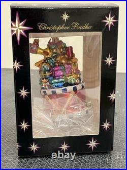 Radko Rare Ornament FAO SCHWARTZ 140th Anniversary, Toy Drummer, Flying Planes