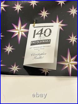 Radko Rare Ornament FAO SCHWARTZ 140th Anniversary, Toy Drummer, Flying Planes