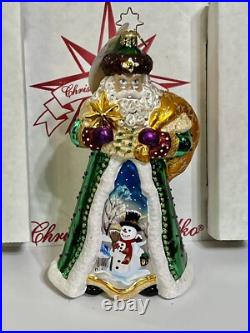 Radko SCENIC SPLENDOR SANTA Ornament LE #277/670 1015245 NWT 8 2010