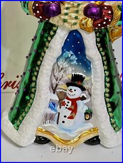 Radko SCENIC SPLENDOR SANTA Ornament LE #277/670 1015245 NWT 8 2010