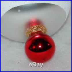Radko SIBERIAN SLEIGHRIDE Christmas Ornament 93-403-0 Ball with Drop