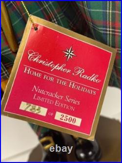 Radko Scottish Delight Musical Nutcracker #738/2500 VG MISSING 1 FOOTING