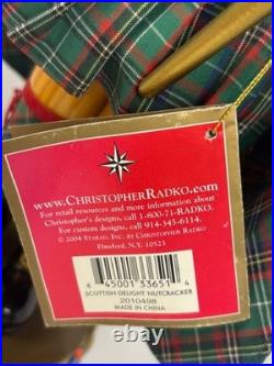 Radko Scottish Delight Musical Nutcracker #738/2500 VG MISSING 1 FOOTING