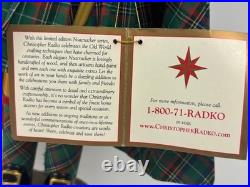 Radko Scottish Delight Musical Nutcracker #738/2500 VG MISSING 1 FOOTING