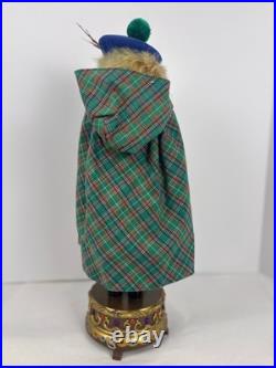 Radko Scottish Delight Musical Nutcracker #738/2500 VG MISSING 1 FOOTING