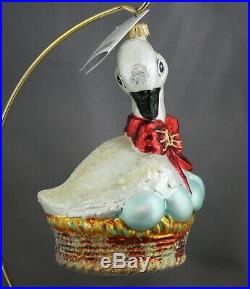 Radko Six Geese A Laying 1998 Ornament #8156/10,000 Twelve Days of Christmas