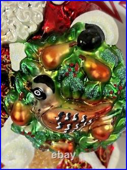 Radko THE PERFECT PEAR Santa 12 Days Of Christmas? Partridge Tree Ornament NWT
