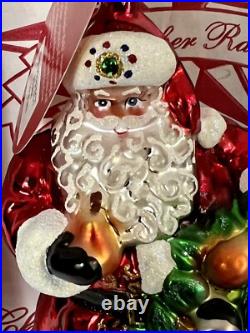 Radko THE PERFECT PEAR Santa 12 Days Of Christmas? Partridge Tree Ornament NWT