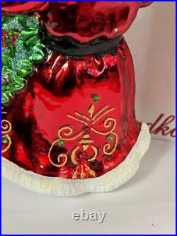 Radko THE PERFECT PEAR Santa 12 Days Of Christmas? Partridge Tree Ornament NWT